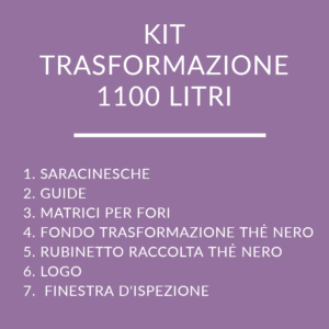 Kit per trasformazione contenitori da 1100 litri
