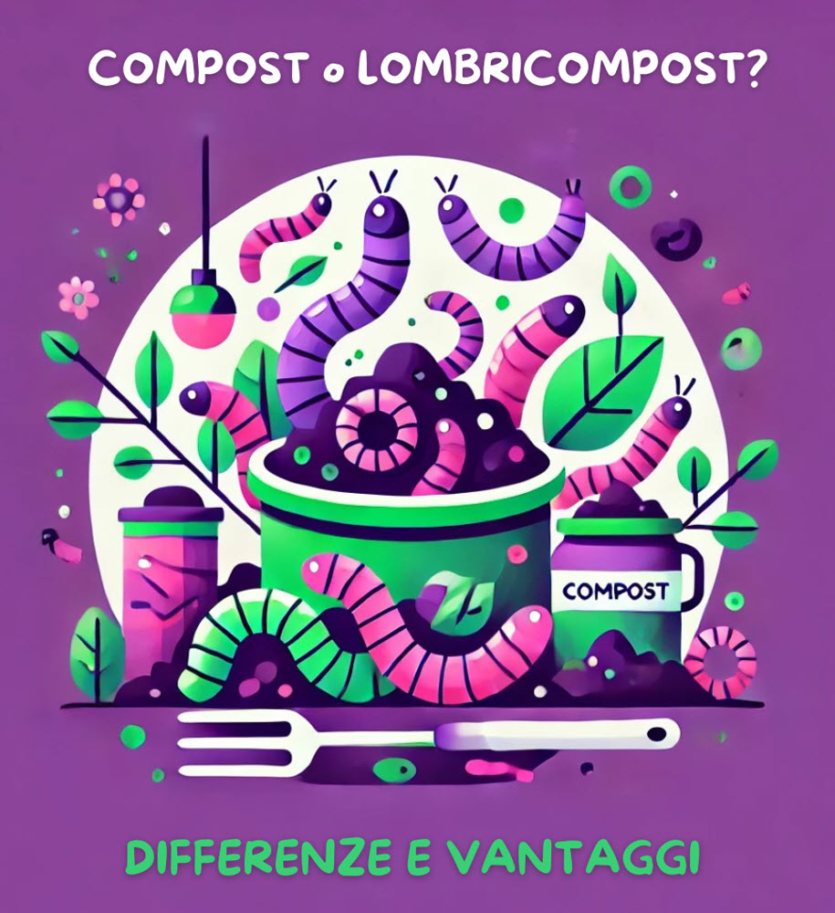 Al momento stai visualizzando Compost o Lombricompost?differenze&vantaggi